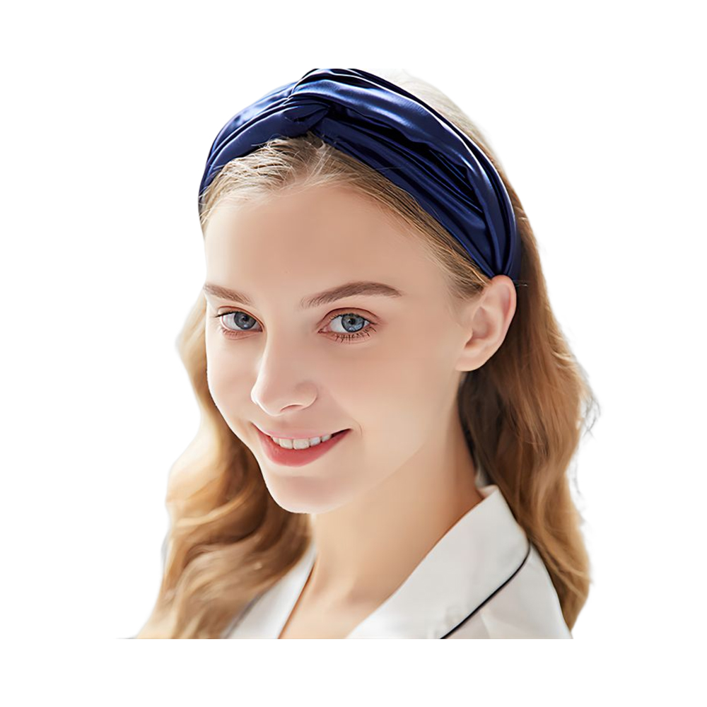 Bandeaux en satin bandeau turban soyeux pour femmes filles accessoire d'enveloppement de cheveux